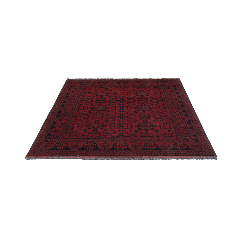 Afghan Rug - Kunduz - 194 x 148 cm - red
