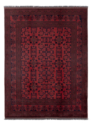 Afghan Rug - Kunduz - 199 x 151 cm - red