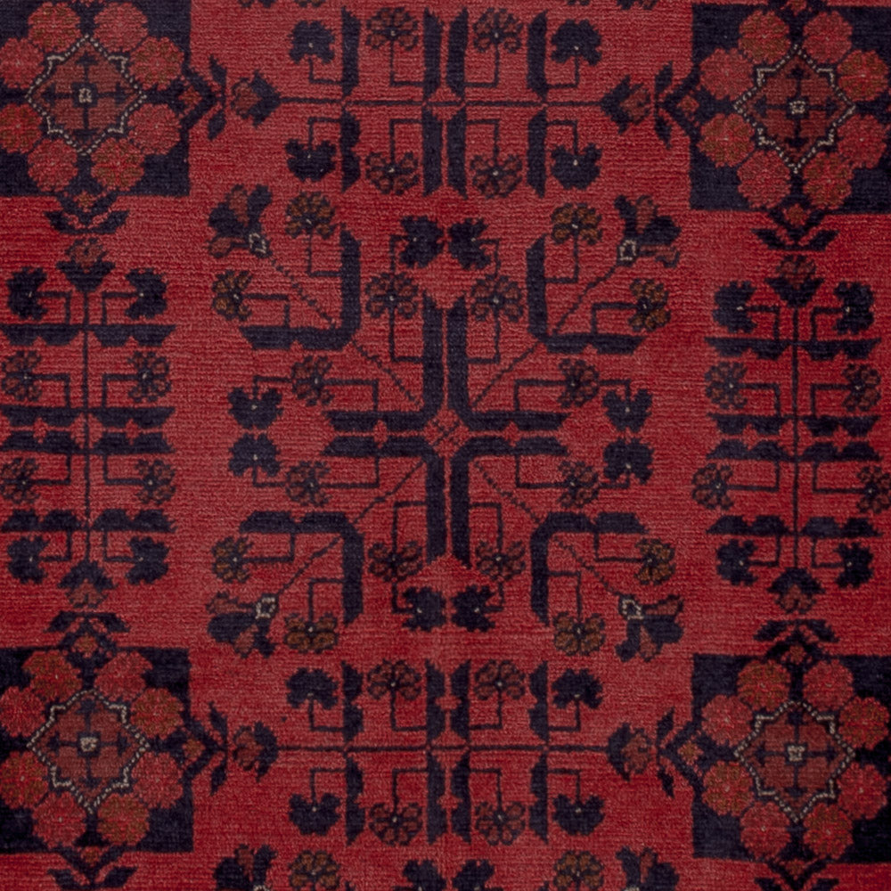 Afghan Rug - Kunduz - 199 x 151 cm - red