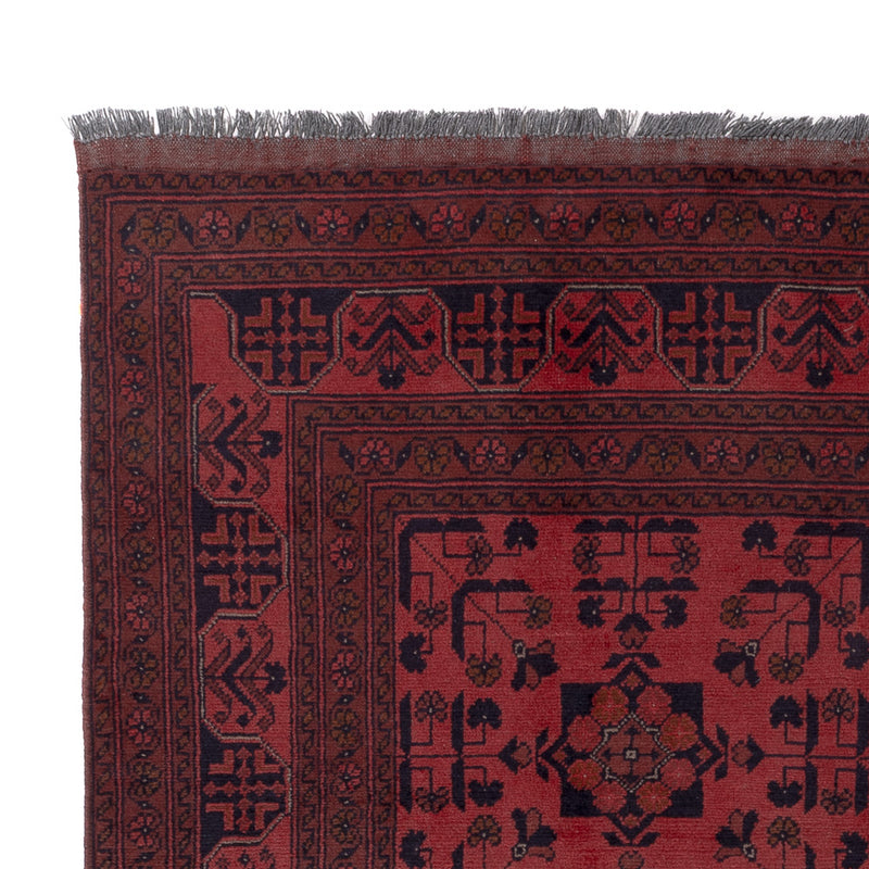 Afghan Rug - Kunduz - 199 x 151 cm - red