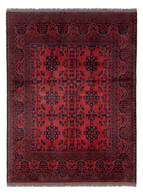 Afghan Rug - Kunduz - 200 x 153 cm - red