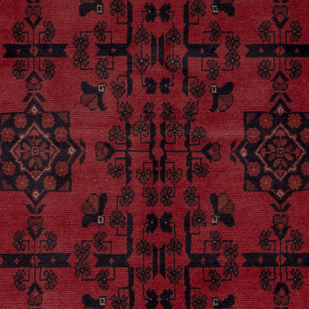 Afghan Rug - Kunduz - 200 x 153 cm - red
