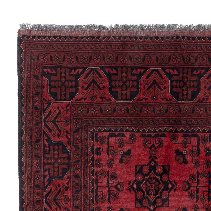 Afghan Rug - Kunduz - 200 x 153 cm - red