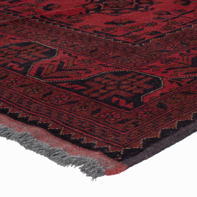 Afghan Rug - Kunduz - 200 x 153 cm - red