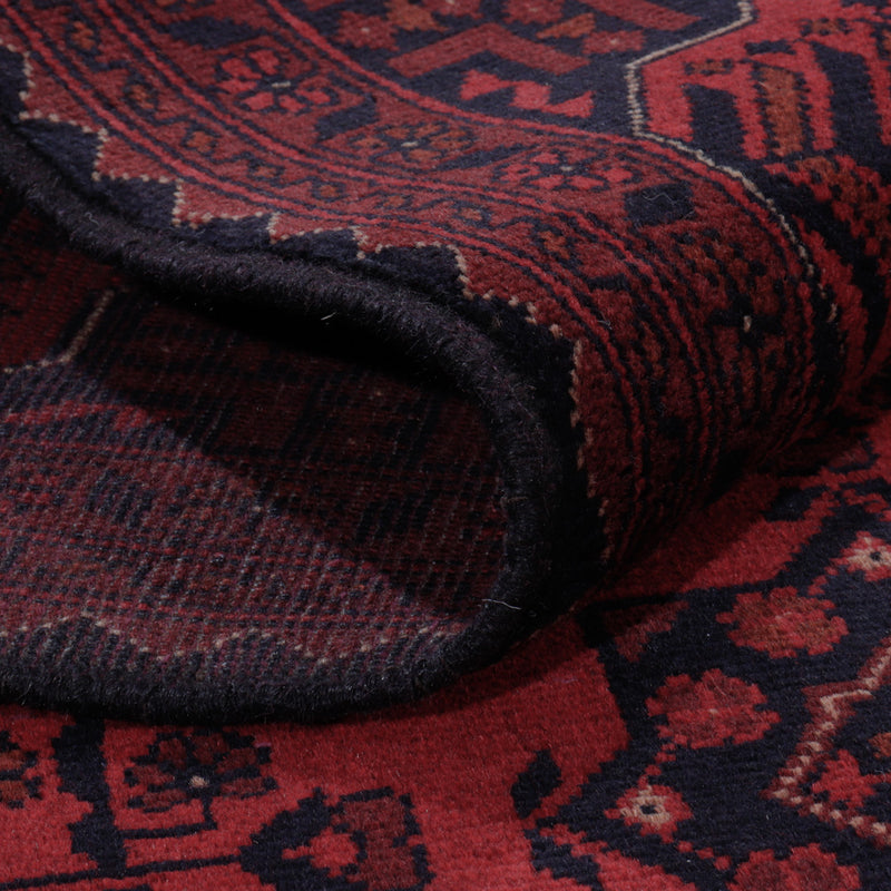 Afghan Rug - Kunduz - 200 x 153 cm - red