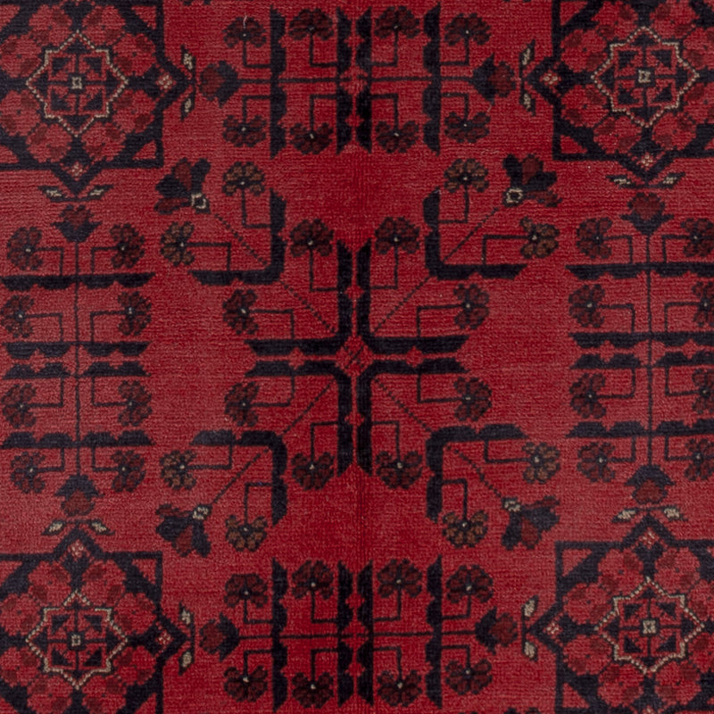 Afghan Rug - Kunduz - 198 x 150 cm - red