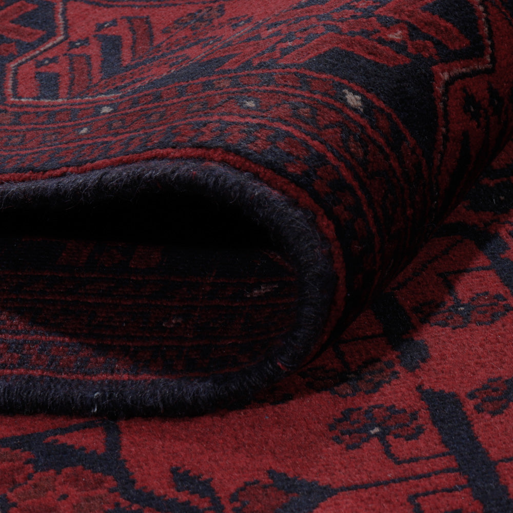 Afghan Rug - Kunduz - 207 x 148 cm - red