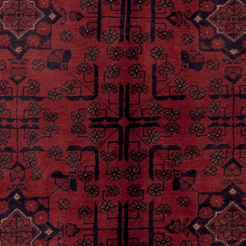 Afghan Rug - Kunduz - 199 x 154 cm - red