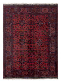 Afghan Rug - Kunduz - 196 x 149 cm - red
