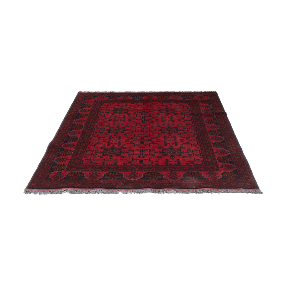 Afghan Rug - Kunduz - 196 x 150 cm - red