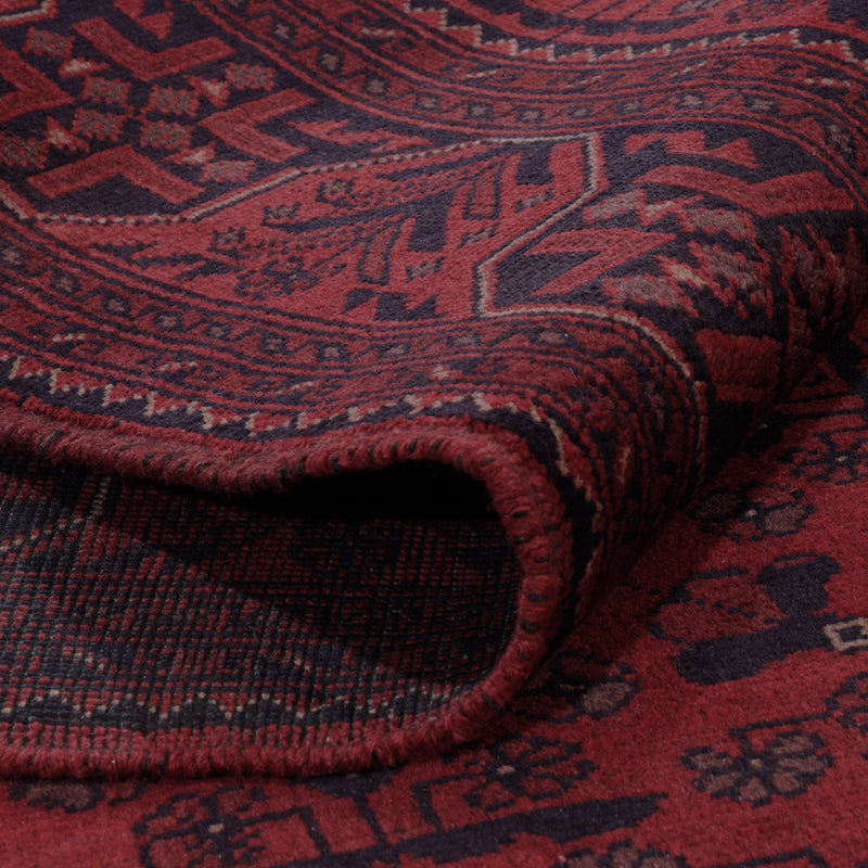 Afghan Rug - Kunduz - 190 x 151 cm - red