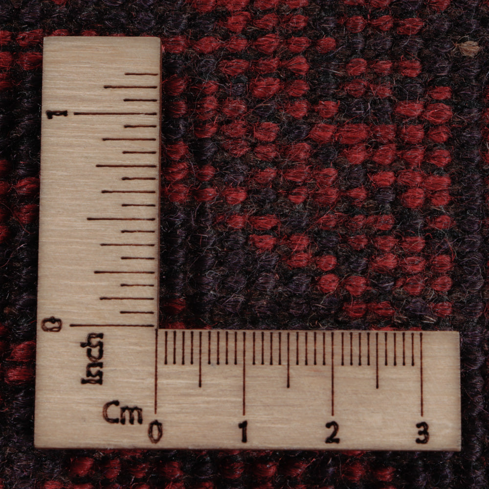 Afghan Rug - Kunduz - 190 x 151 cm - red