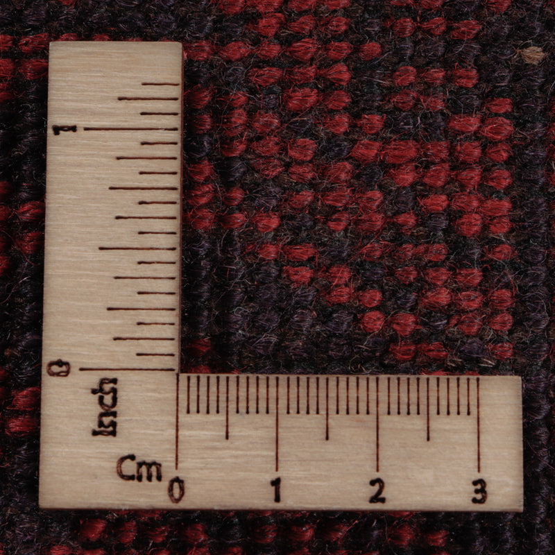 Afghan Rug - Kunduz - 190 x 151 cm - red