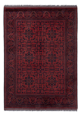 Afghan Rug - Kunduz - 202 x 146 cm - red