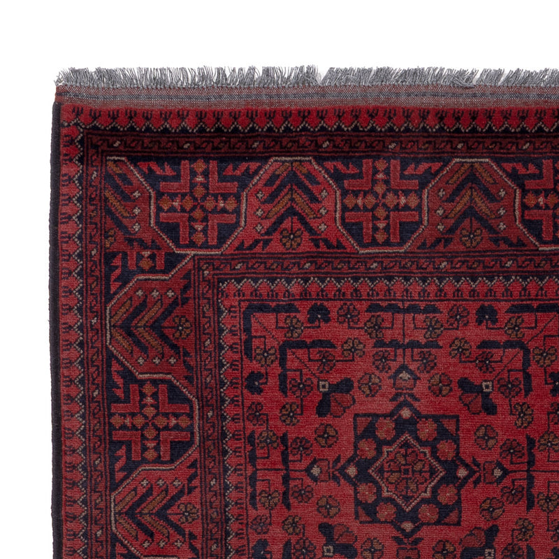 Afghan Rug - Kunduz - 202 x 146 cm - red