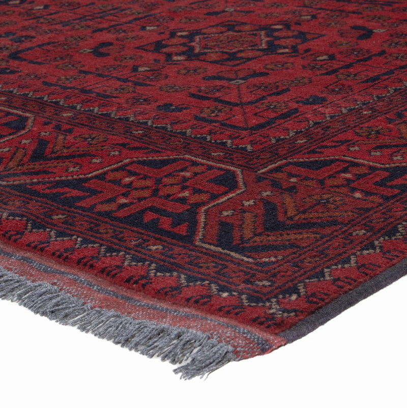 Afghan Rug - Kunduz - 202 x 146 cm - red