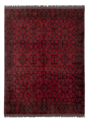 Afghan Rug - Kunduz - 197 x 153 cm - red