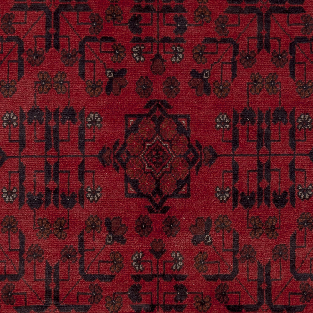 Afghan Rug - Kunduz - 197 x 153 cm - red