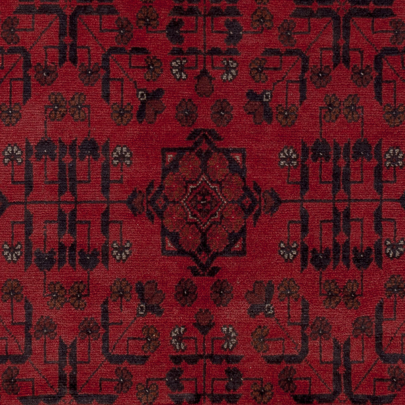 Afghan Rug - Kunduz - 197 x 153 cm - red