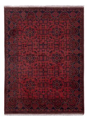 Afghan Rug - Kunduz - 197 x 147 cm - red