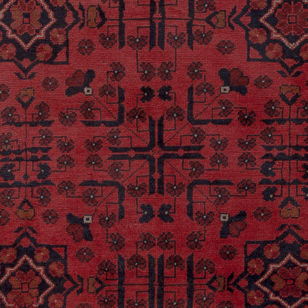 Afghan Rug - Kunduz - 197 x 147 cm - red