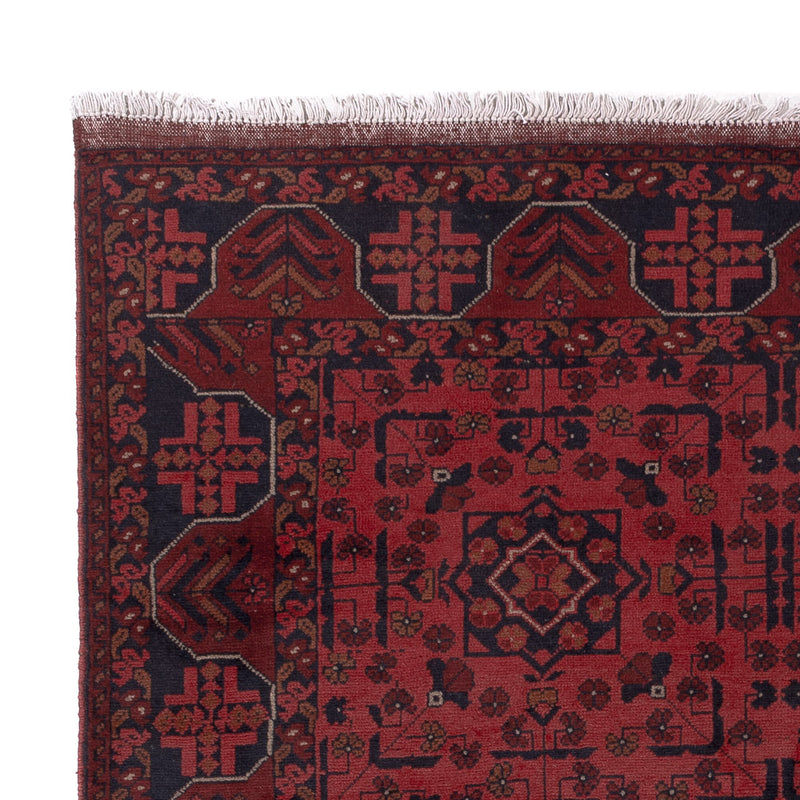 Afghan Rug - Kunduz - 197 x 147 cm - red