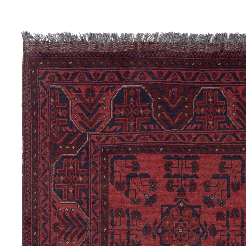 Afghan Rug - Kunduz - 197 x 148 cm - red
