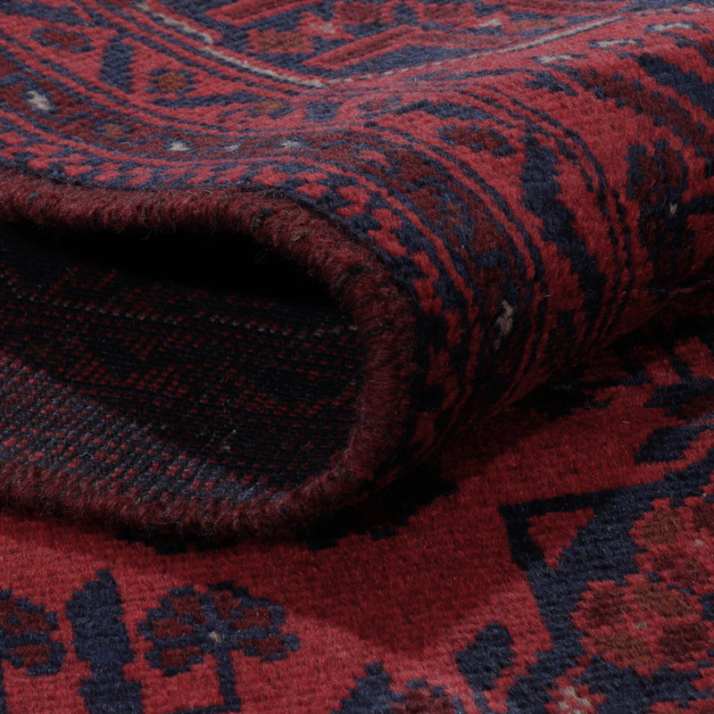 Afghan Rug - Kunduz - 197 x 148 cm - red