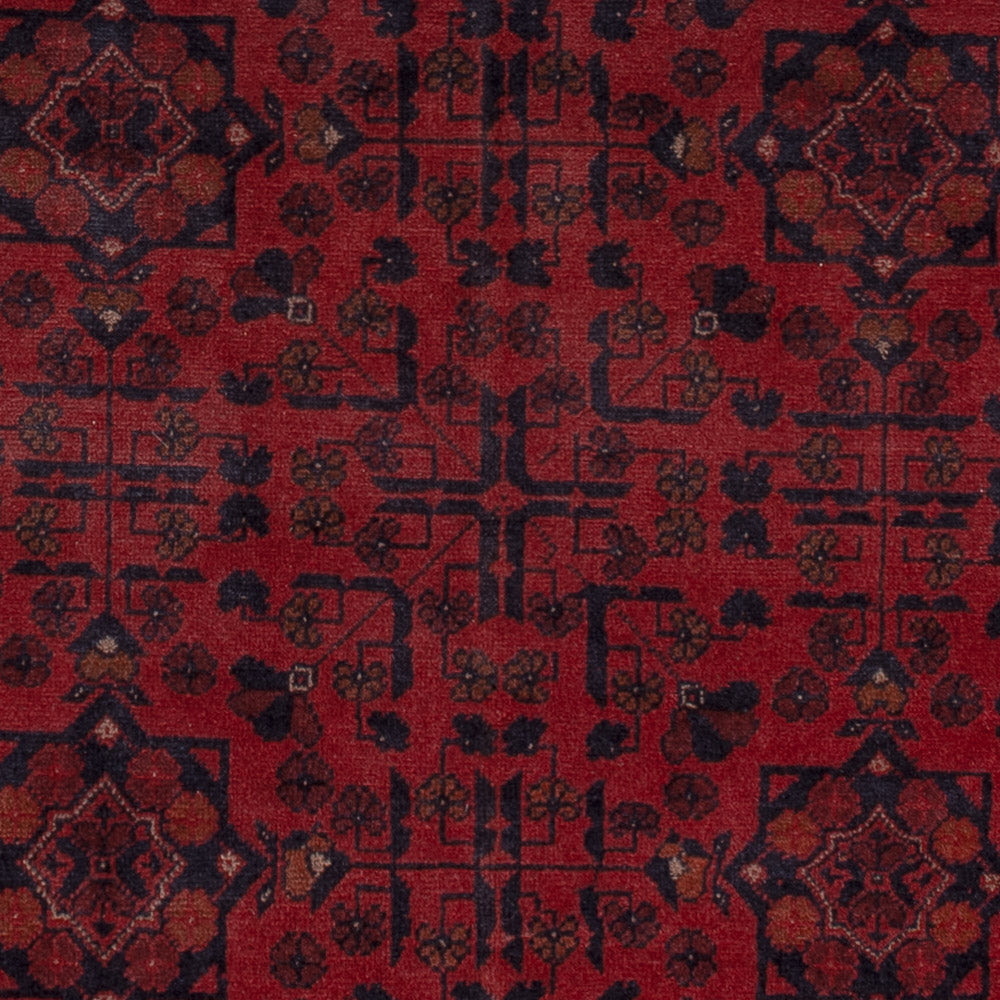 Afghan Rug - Kunduz - 199 x 154 cm - red