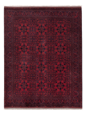 Afghan Rug - Royal - 193 x 152 cm - red
