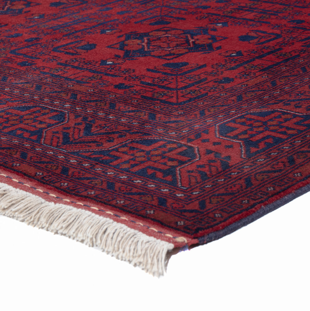 Afghan Rug - Royal - 193 x 152 cm - red