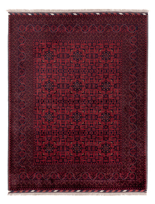 Afghan Rug - Royal - 200 x 151 cm - red