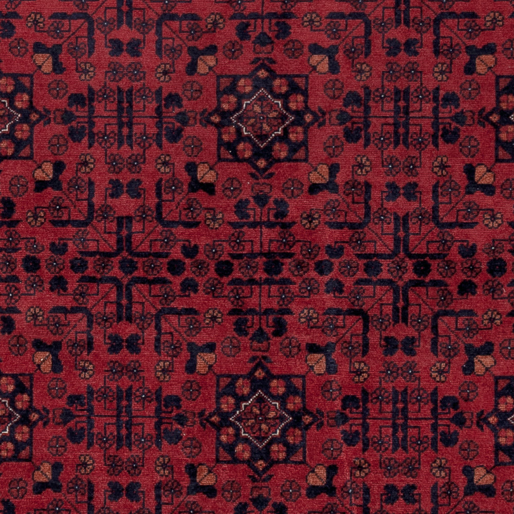 Afghan Rug - Royal - 200 x 151 cm - red
