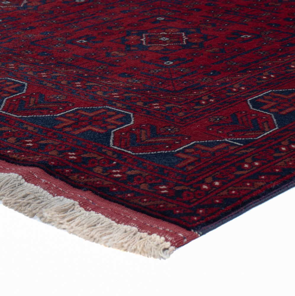 Afghan Rug - Royal - 197 x 153 cm - red