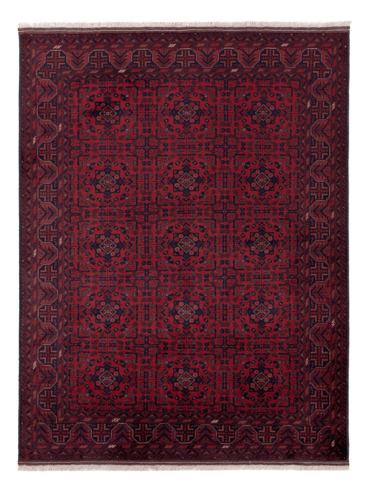 Afghan Rug - Royal - 197 x 149 cm - red