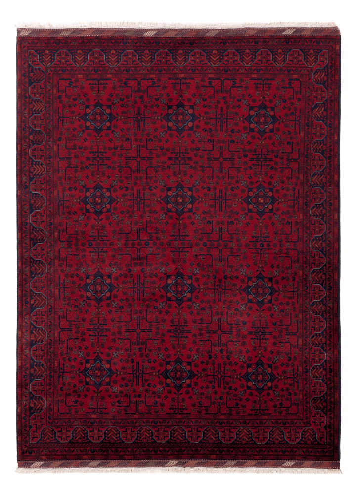 Afghan Rug - Royal - 199 x 150 cm - red