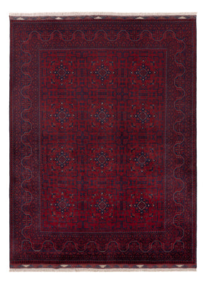 Afghan Rug - Royal - 197 x 152 cm - red