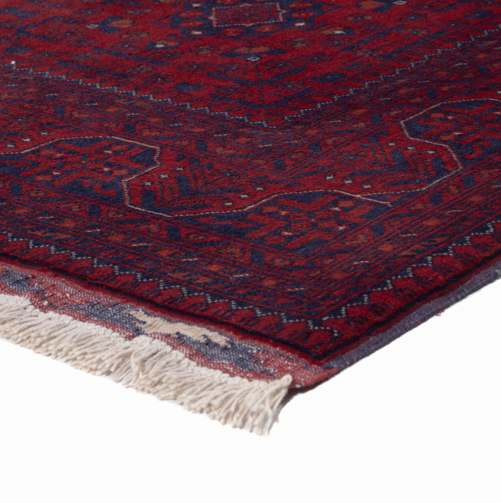Afghan Rug - Royal - 197 x 152 cm - red