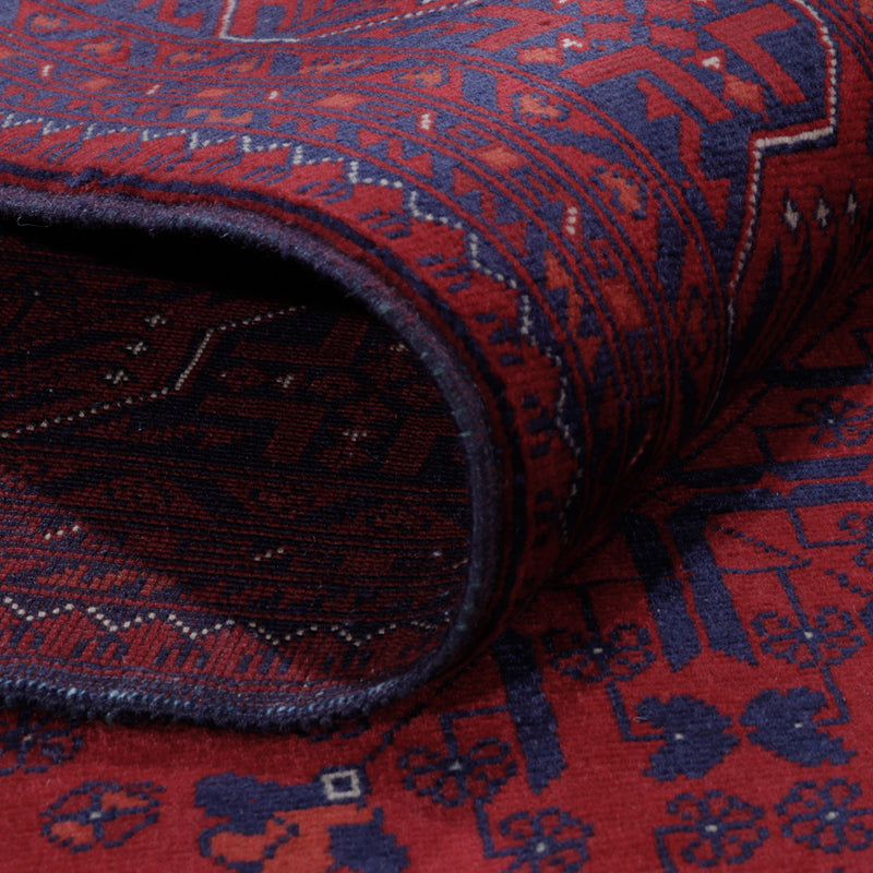 Afghan Rug - Royal - 197 x 152 cm - red