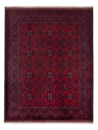 Afghan Rug - Royal - 200 x 154 cm - red
