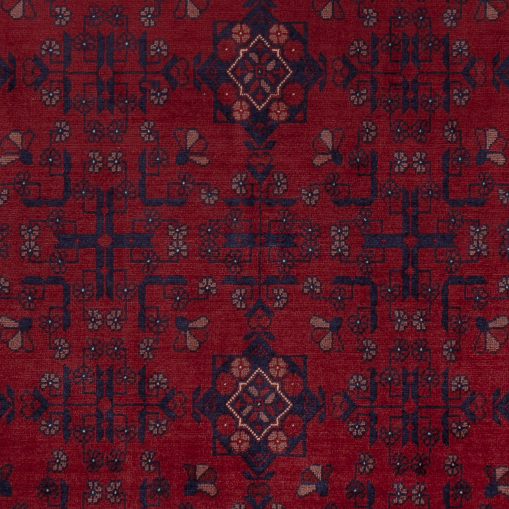 Afghan Rug - Royal - 200 x 154 cm - red