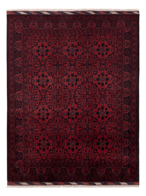 Afghan Rug - Royal - 192 x 150 cm - red