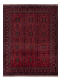 Afghan Rug - Royal - 195 x 154 cm - red