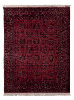 Afghan Rug - Royal - 194 x 147 cm - red