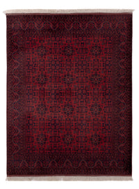 Afghan Rug - Royal - 194 x 147 cm - red