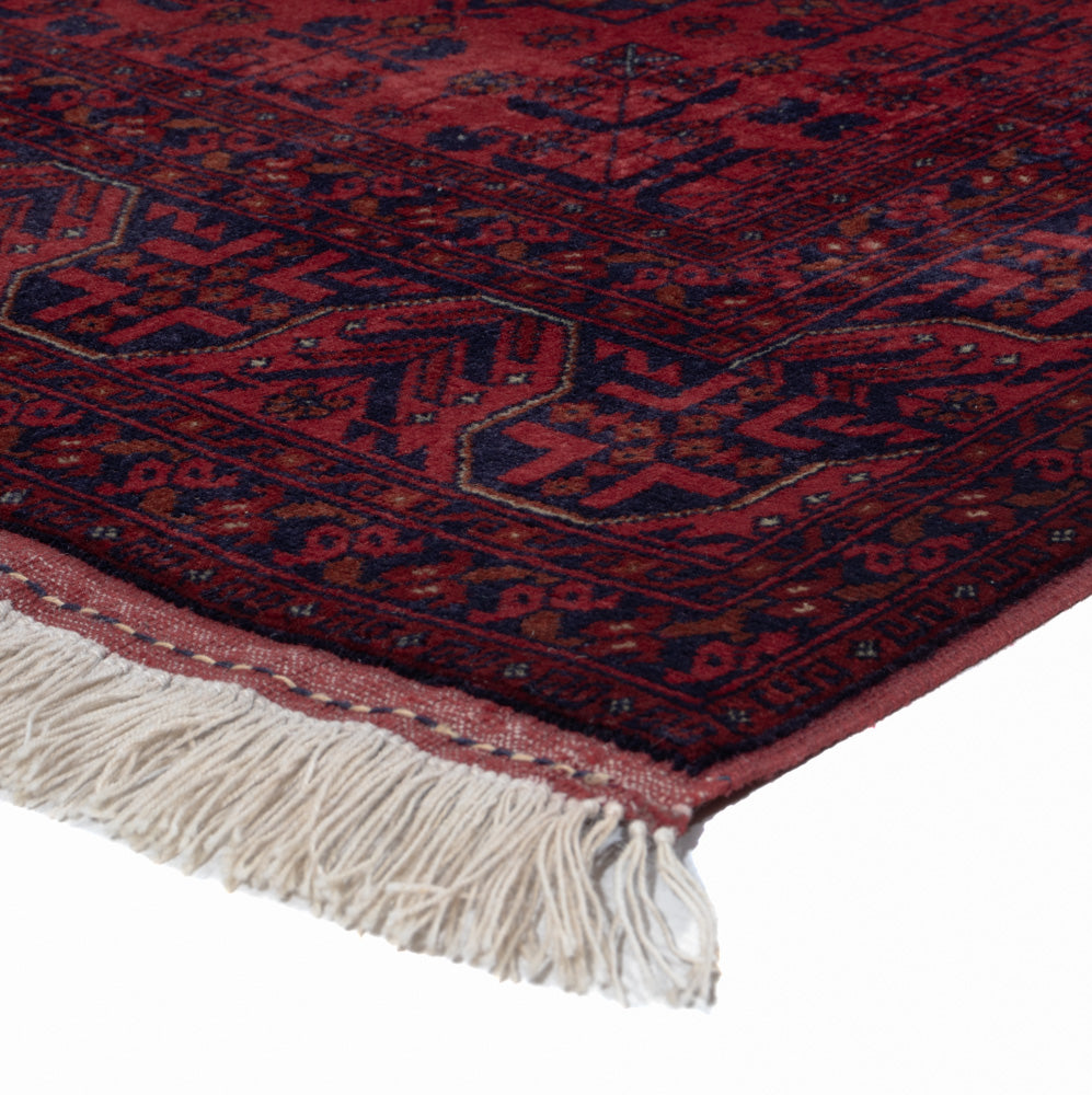 Afghan Rug - Royal - 194 x 147 cm - red