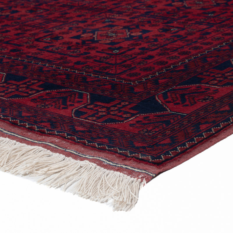 Afghan Rug - Royal - 196 x 148 cm - red