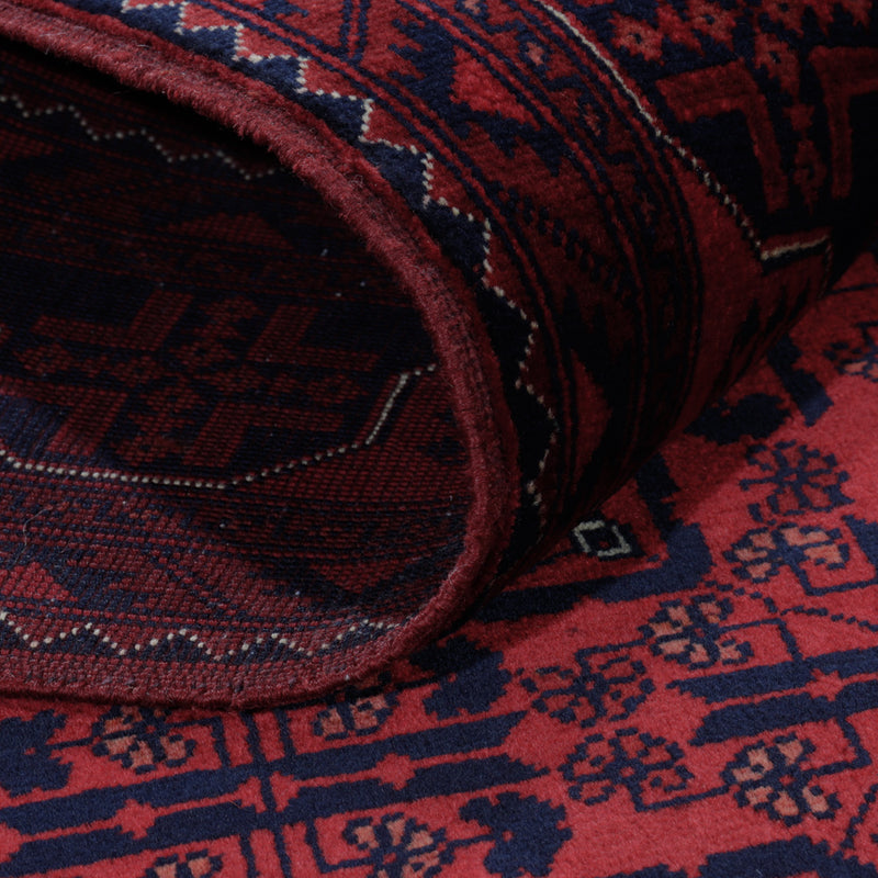 Afghan Rug - Royal - 196 x 148 cm - red