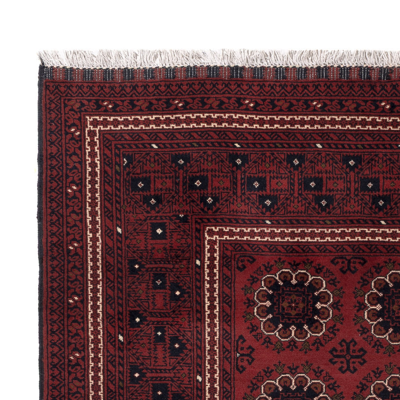 Afghan Rug - 197 x 151 cm - red