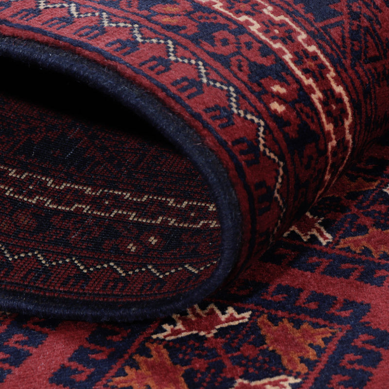 Afghan Rug - 195 x 147 cm - red